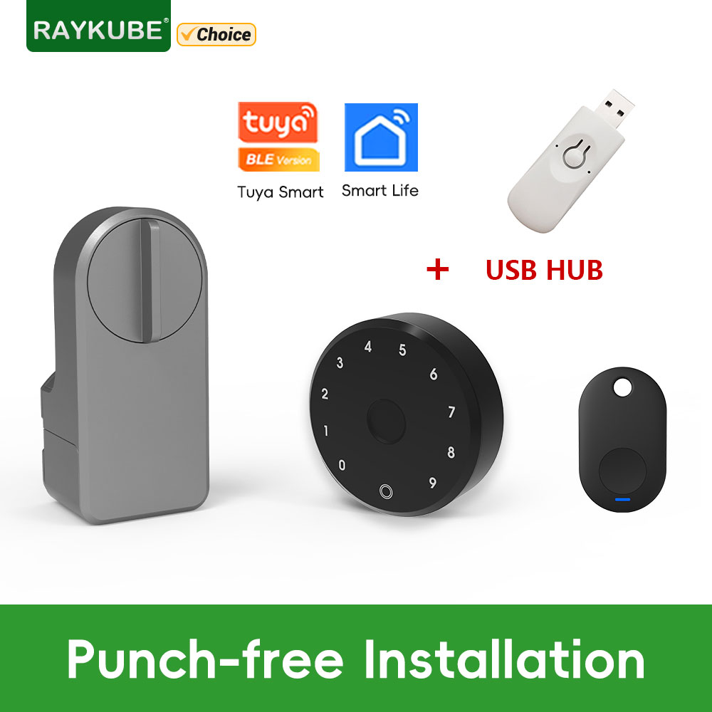 Home Security Door Lock - RAYKUBE A1 Pro Tuya BEL Akıllı