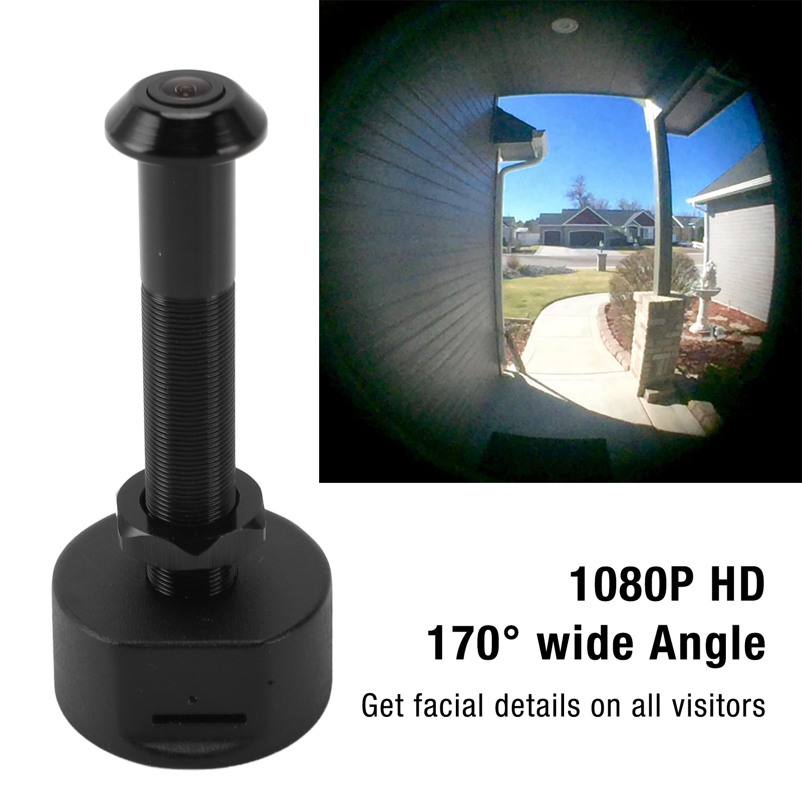 Peephole Camera Viewer - 1080P Akıllı Kapı Gözetleme Kamerası Hareket