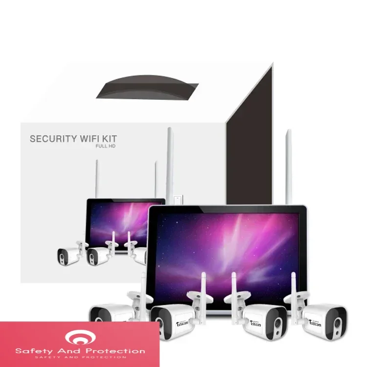 Home Security Wireless Camera - TUYA Akıllı Wi-Fi 4 Kanallı NVR