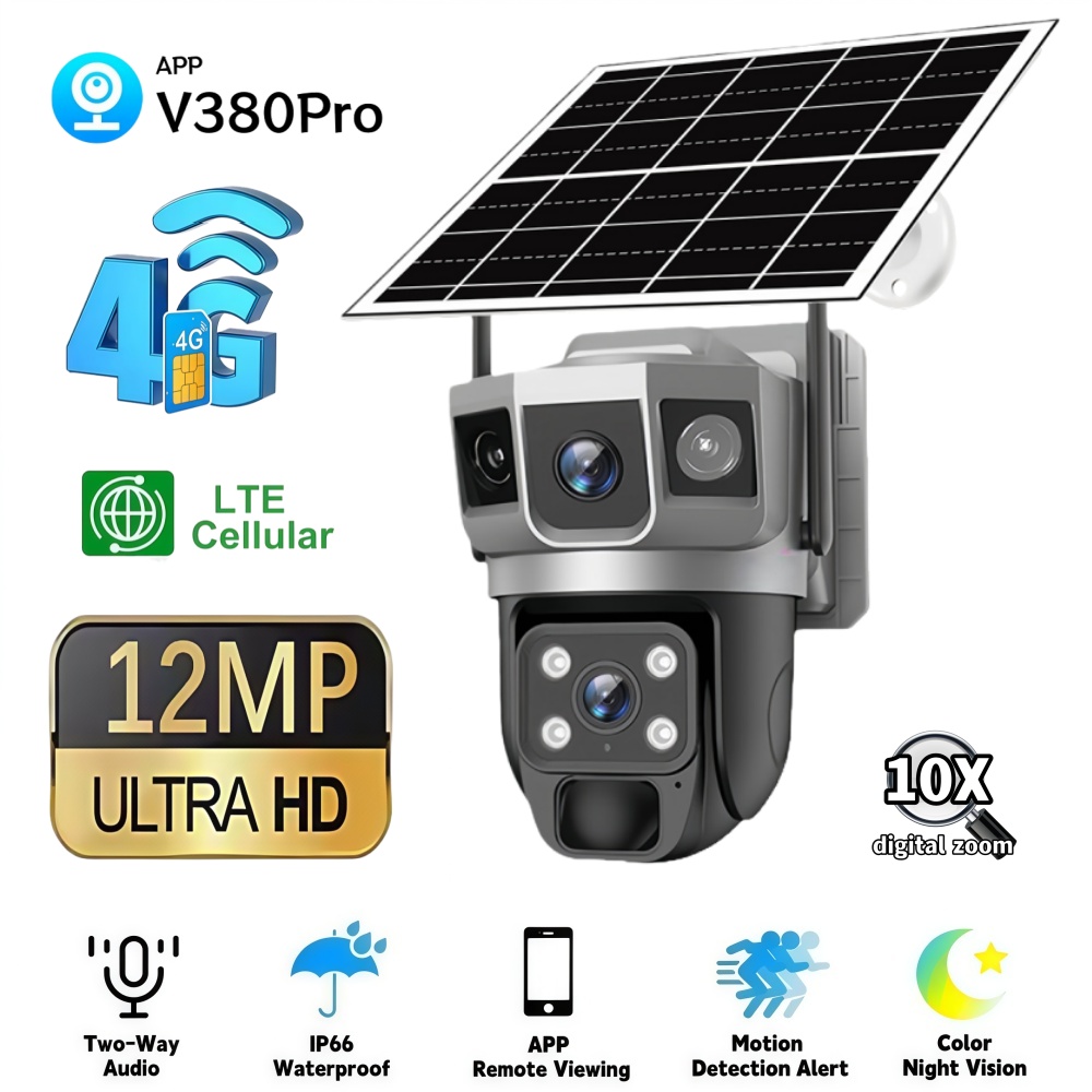 Home Security Brand - 4G Kamera Dış Mekan Güneş Enerjili