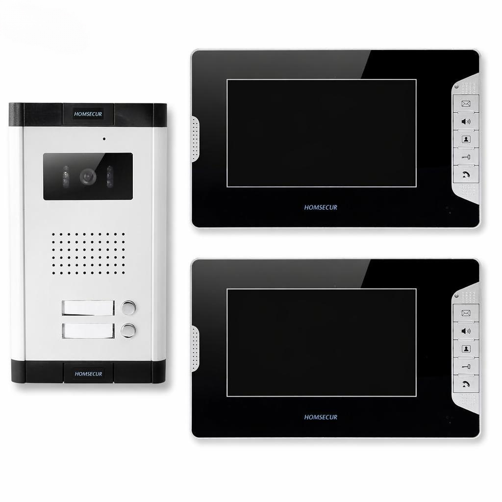 Home Security Lock System - 4 telli 2 aile görüntülü kapı