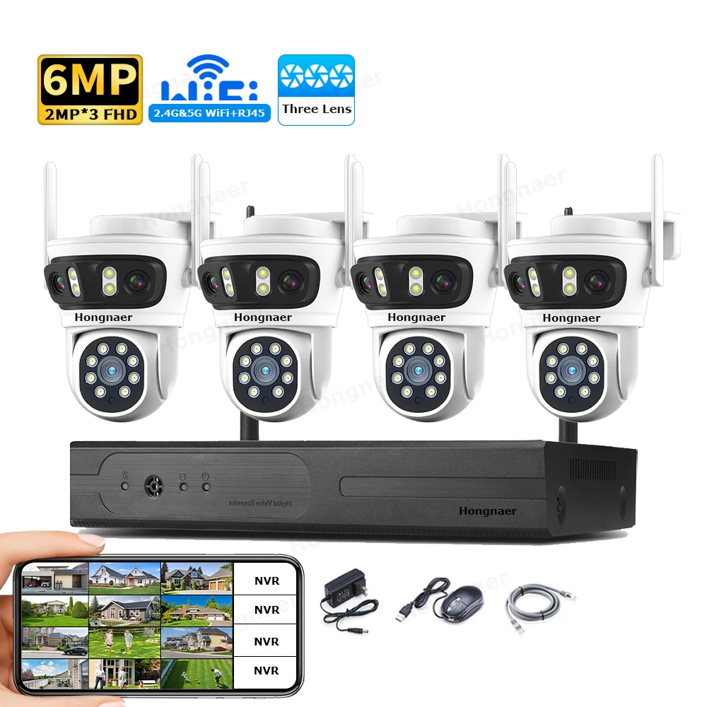 Home Security And Cctv - 2026 Hongnaer 6MP 4 Kanallı 3