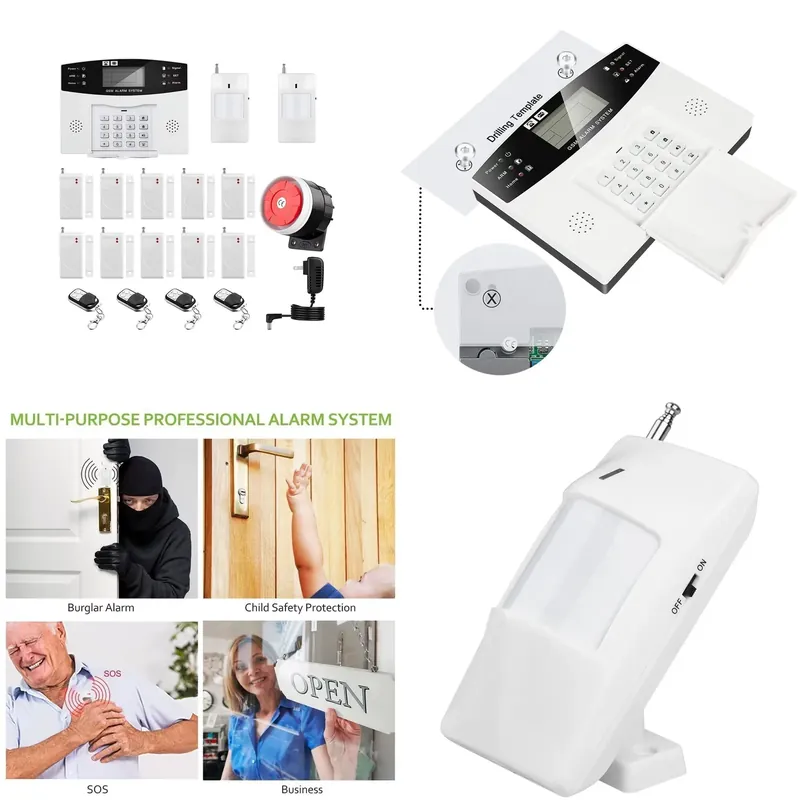 Home Security Wireless - Ev Hırsız Alarm Kiti Otomatik Arama