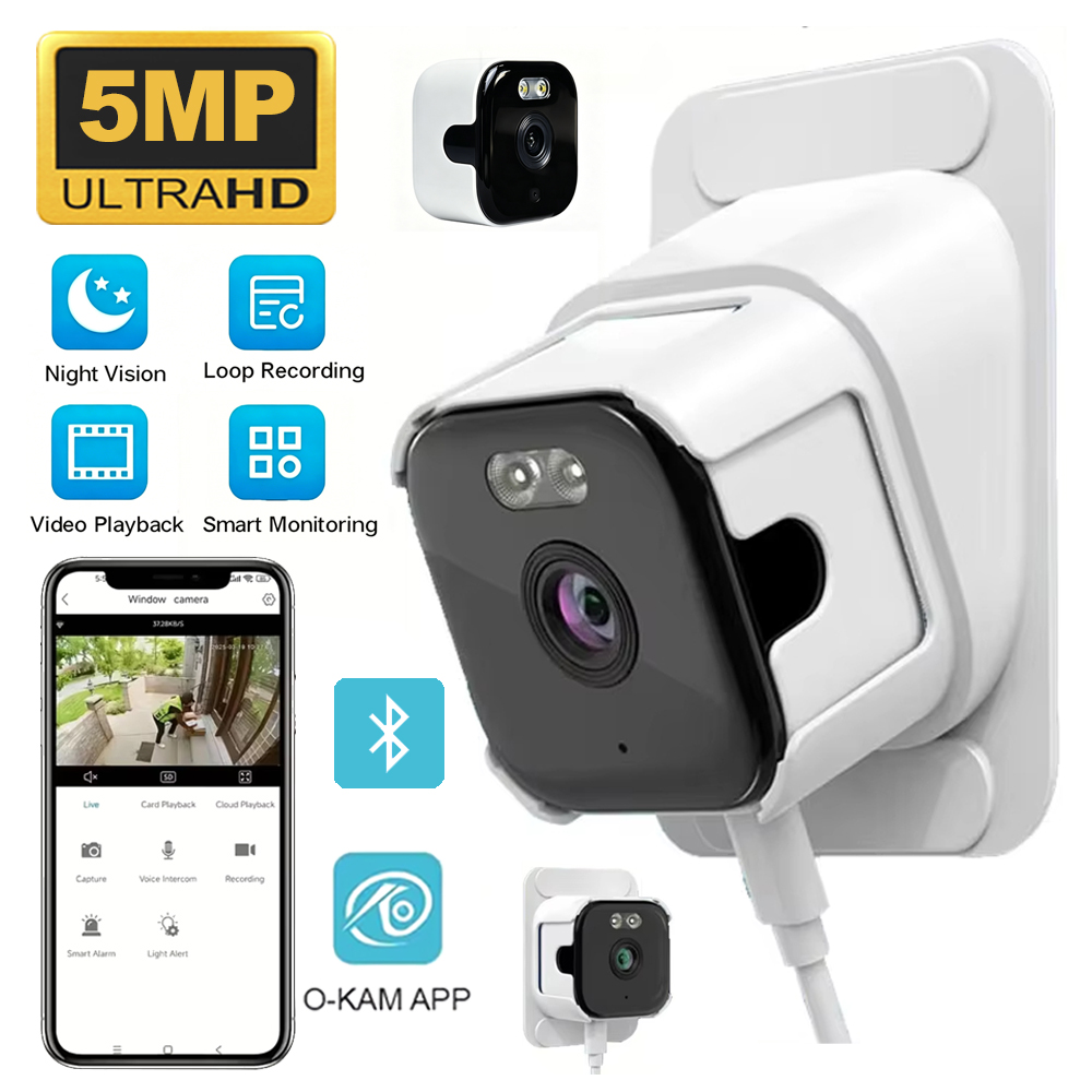 Home Security Google Camera - 5MP Pencere Güvenlik Kamerası 5GHz WiFi