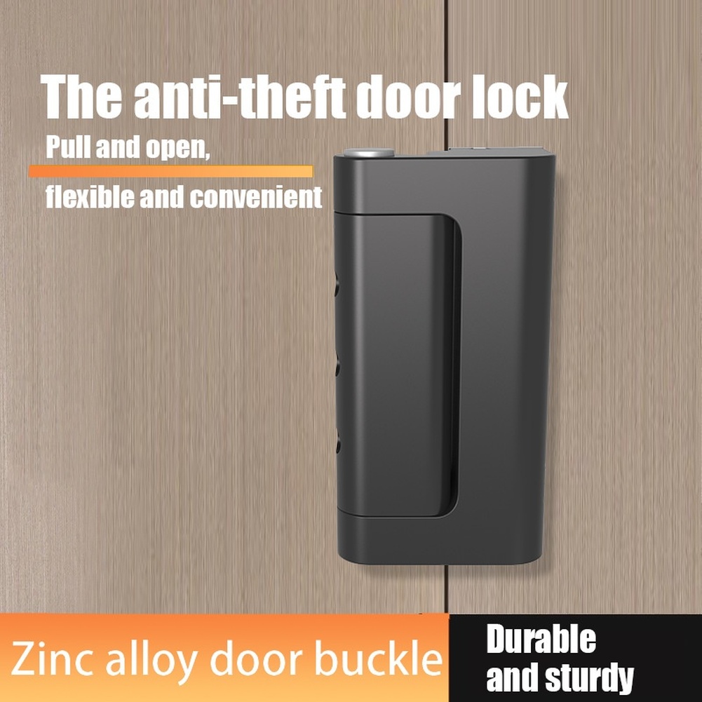 Home Security Door Lock - 1 adet çinko alaşımı anti hırsızlık