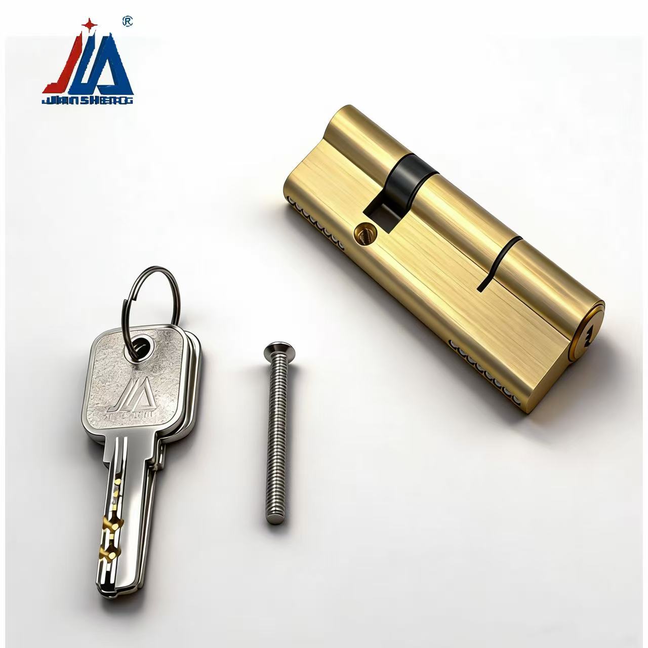 Home Security Door Lock - Masif Pirinç Kapı Kilidi Silindiri Anti-Pick