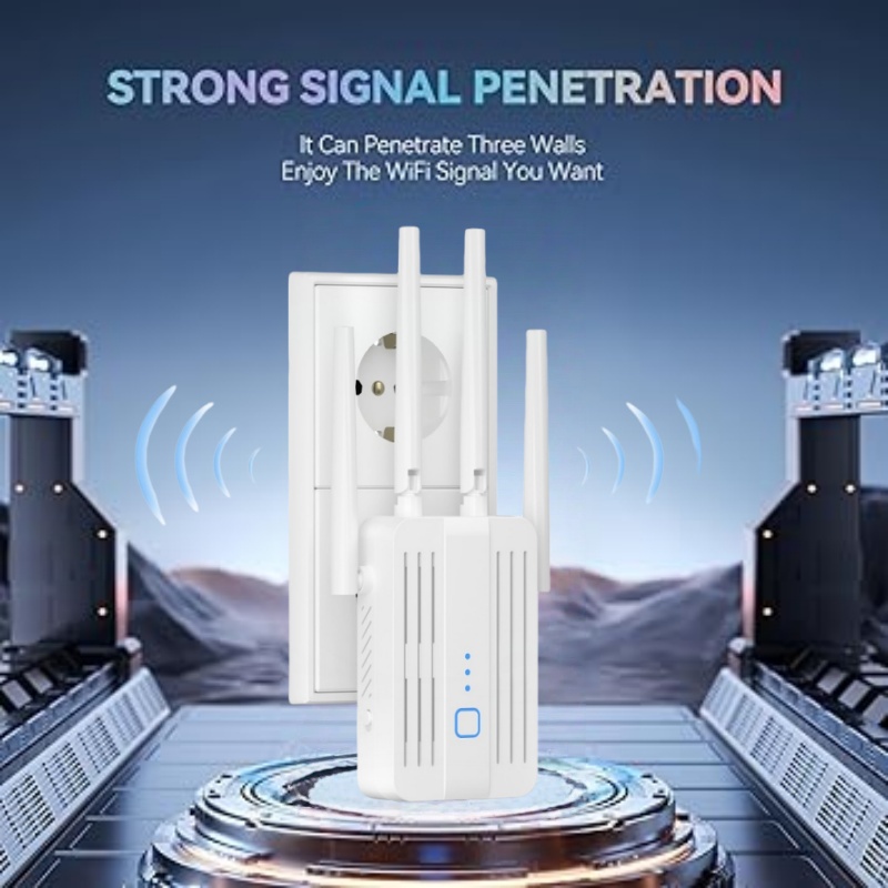 Home Security Wireless - 300Mbps Kablosuz WiFi Tekrarlayıcı 2.4G Sinyal