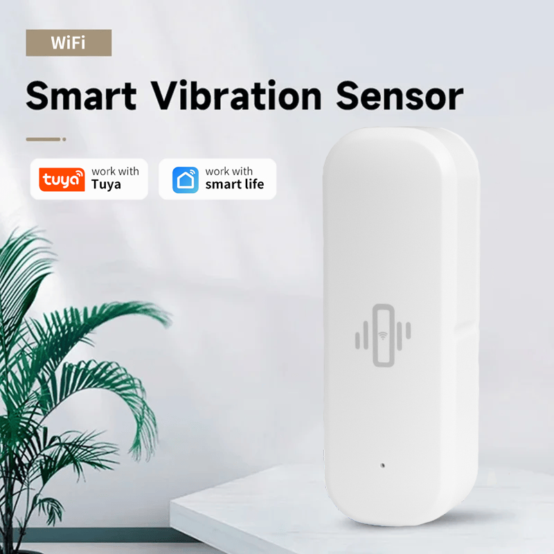 Home Security Alarm - Tuya Akıllı Cihazlar WiFi Titreşim Sensörü