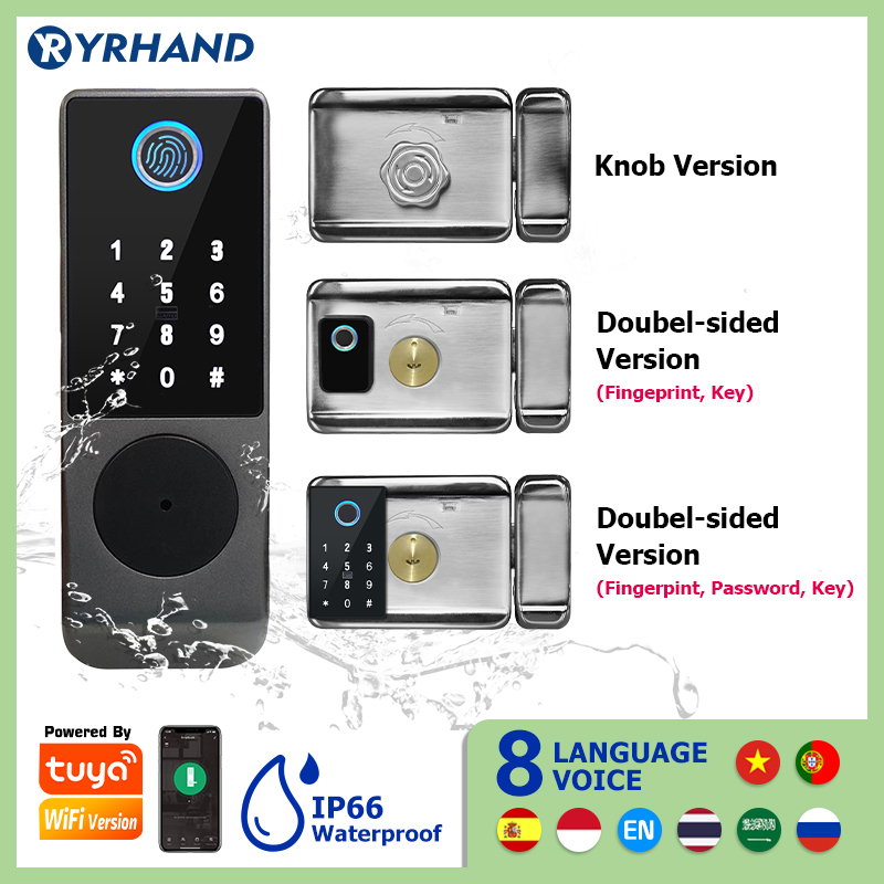 Home Security Keypad - Tuya akıllı kilit su geçirmez Wifi