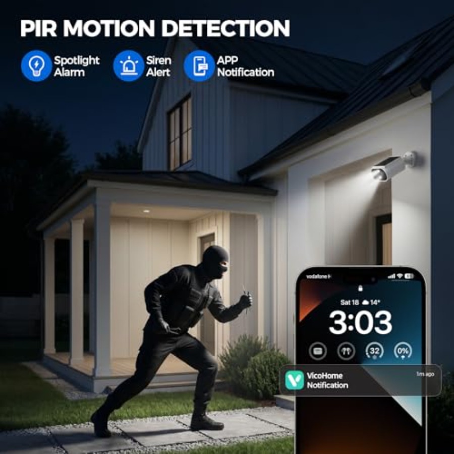 Güneş Enerjili Kablosuz Dış Me - Home Security Wireless Camera incelemesi ve fiyatı