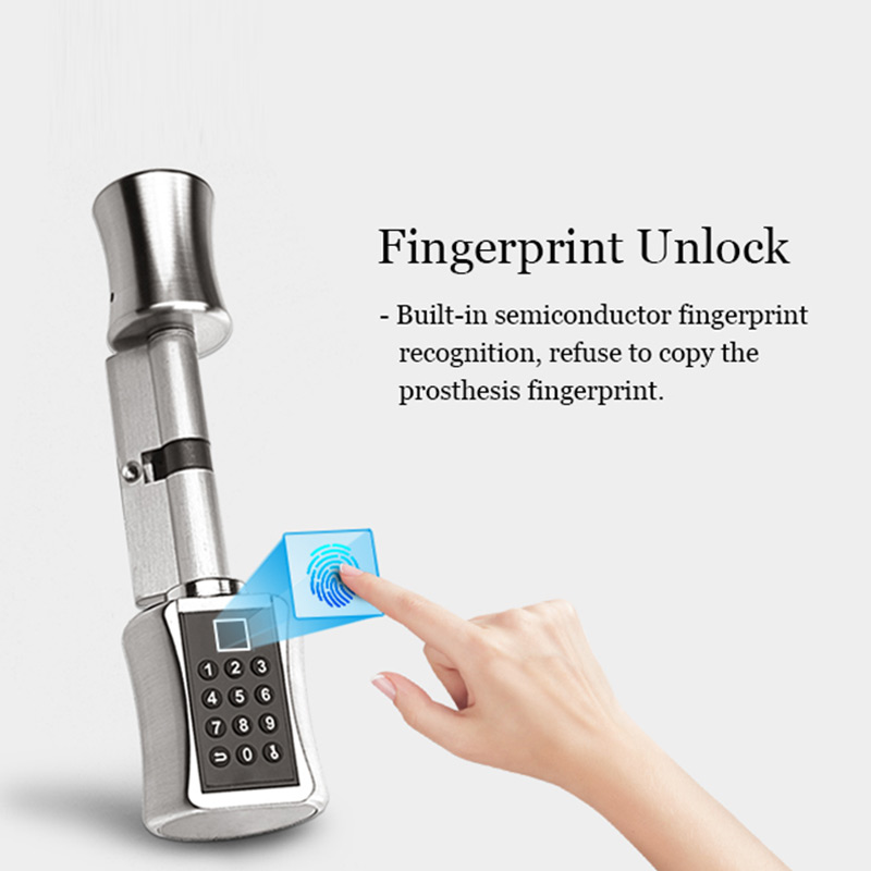 Parmak izi akıllı silindir kil - Home Security Keypad incelemesi ve fiyatı