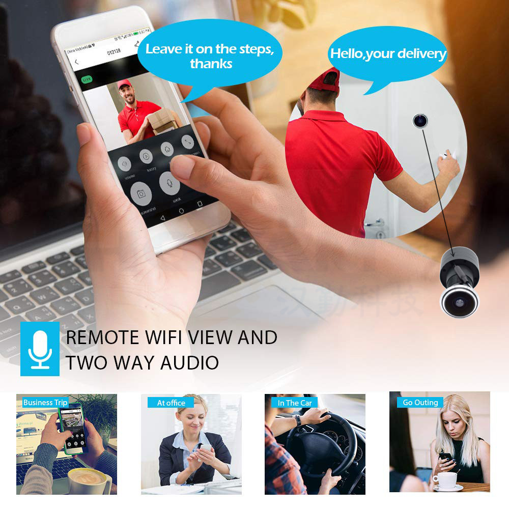 5MP Kapı Göz IP POE Kamera Min - Peephole Camera Viewer incelemesi ve fiyatı