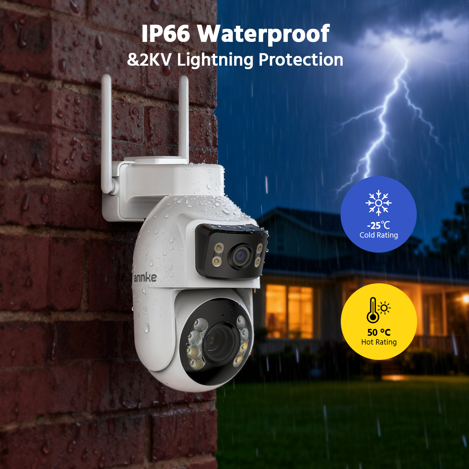 ANNKE 3 İnç PTZ Çift Lensli Gü - Home Security Google Camera incelemesi ve fiyatı