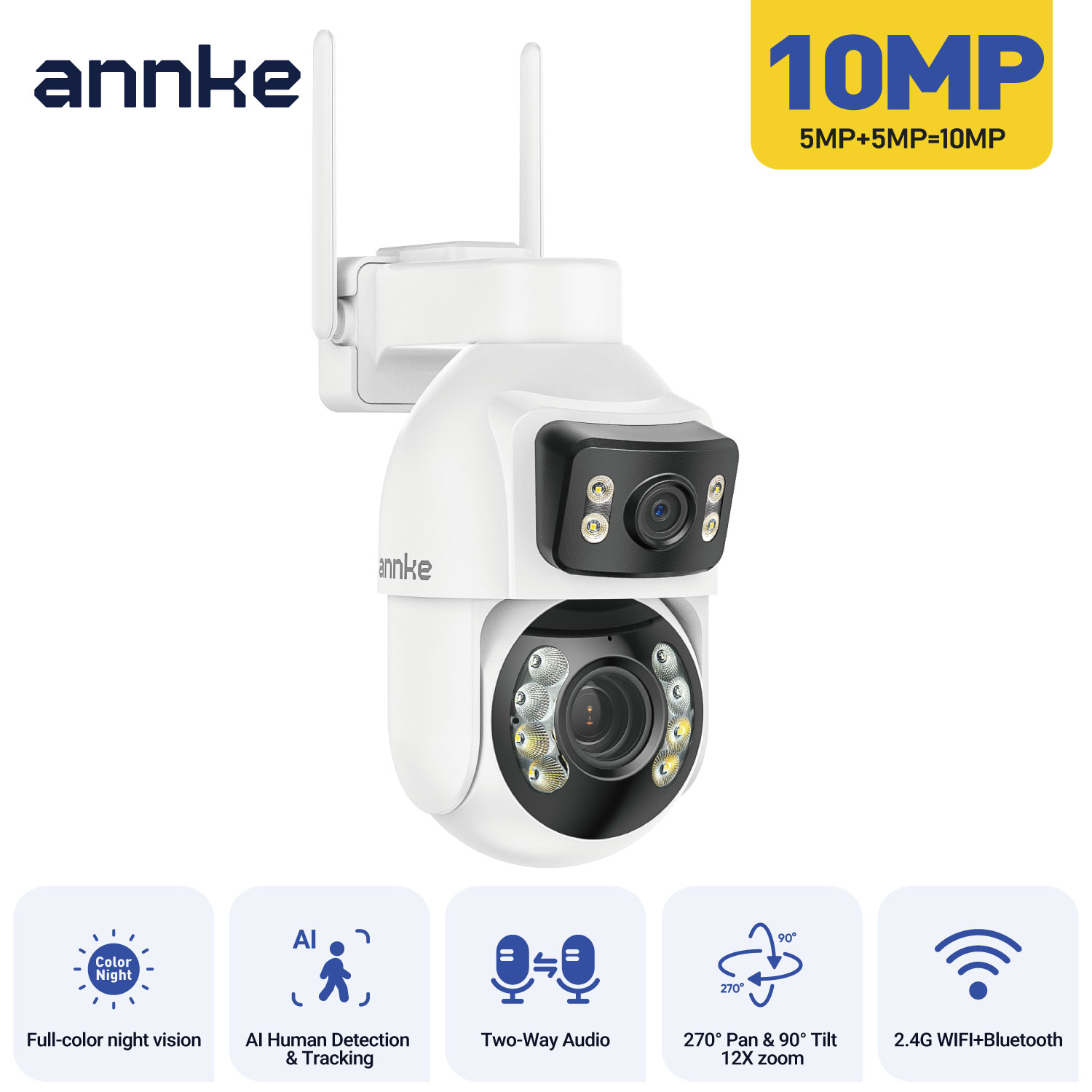 ANNKE 3 İnç PTZ Çift Lensli Gü - Home Security Google Camera incelemesi ve fiyatı