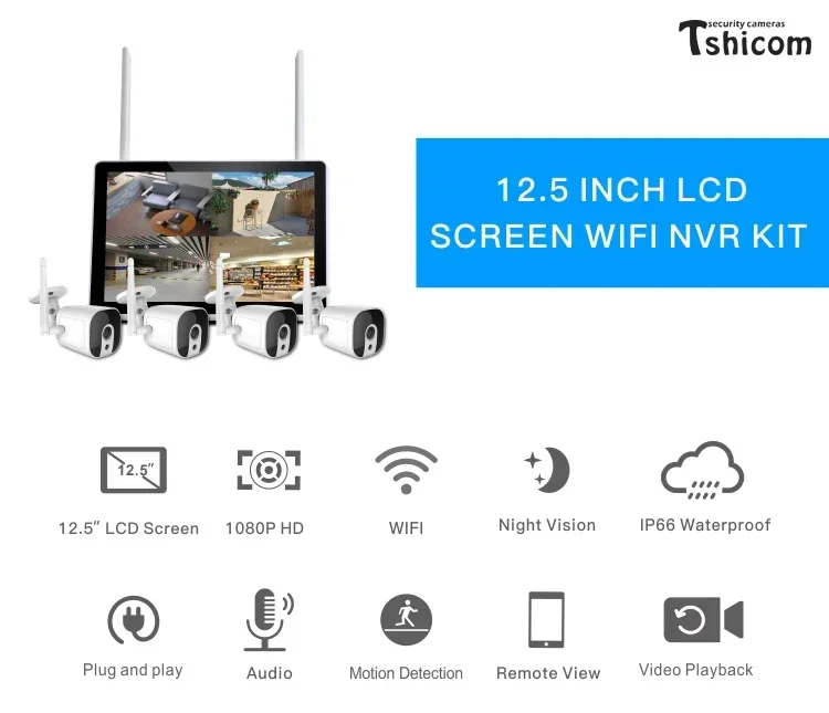 TUYA Akıllı Wi-Fi 4 Kanallı NV - Home Security Wireless Camera incelemesi ve fiyatı