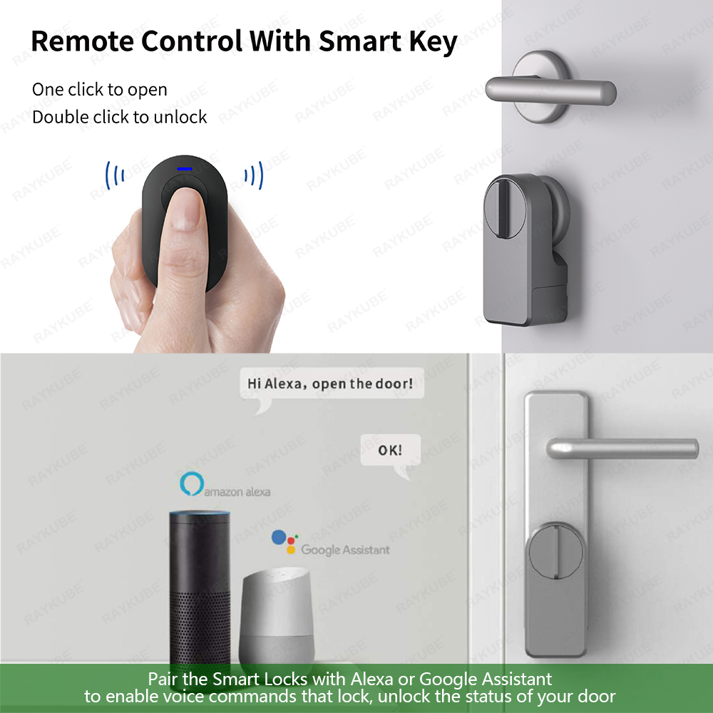 RAYKUBE A1 Pro Tuya BEL Akıllı - Home Security Door Lock incelemesi ve fiyatı