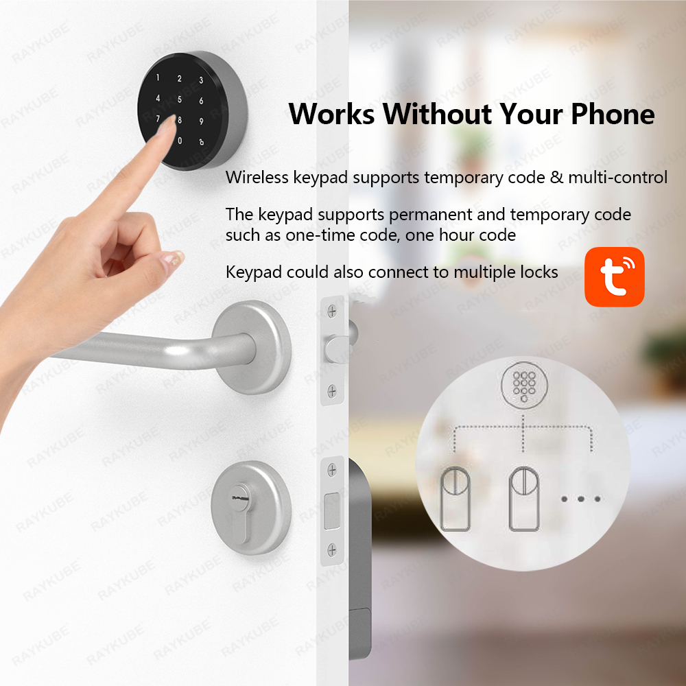 RAYKUBE A1 Pro Tuya BEL Akıllı - Home Security Door Lock incelemesi ve fiyatı