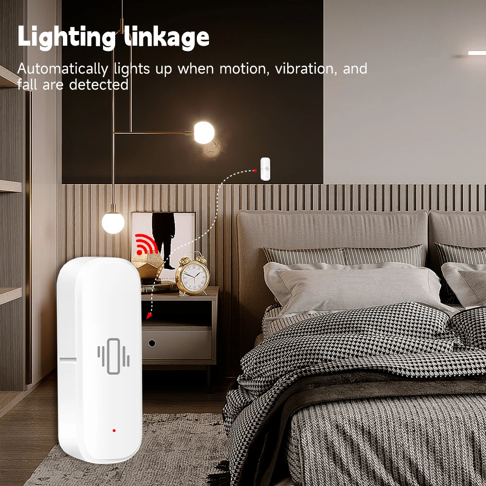 WiFi/Zigbee Akıllı Titreşim Se - Home Security Alarm incelemesi ve fiyatı