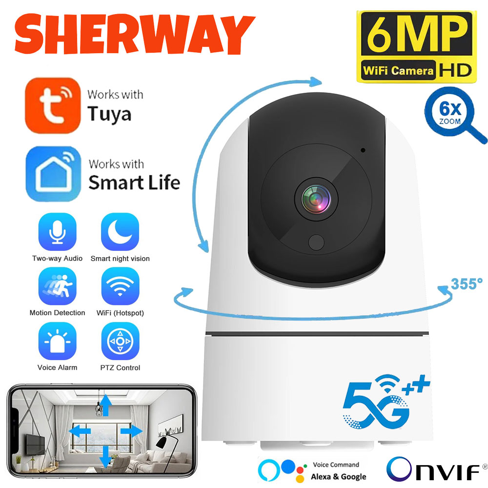 6MP WiFi Kamera Tuya Akıllı Ev - Home Security Google Camera incelemesi ve fiyatı