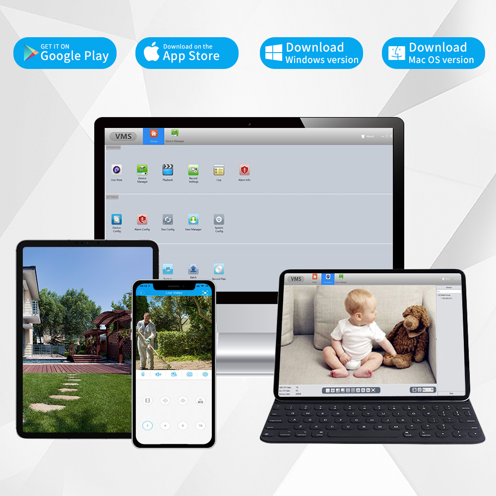Süper 8MP POE NVR Video Kayded - Home Security Cameras incelemesi ve fiyatı