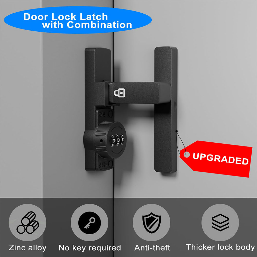 Güvenlik ahır kapısı kilidi 3  - Home Security Door Lock incelemesi ve fiyatı