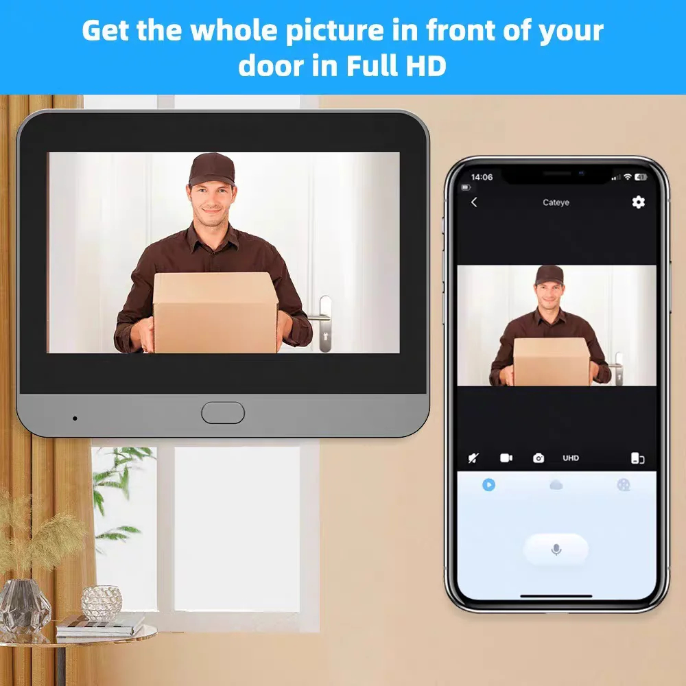 Tuya Smart 5MP Kapı Gözetleme  - Home Security Google Camera incelemesi ve fiyatı