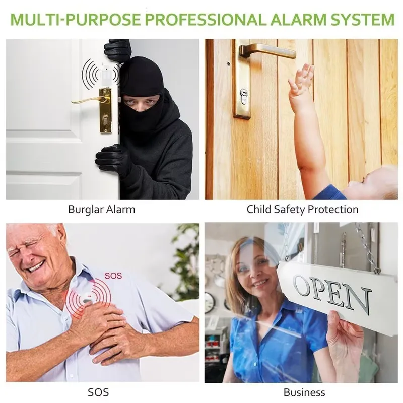 Ev Hırsız Alarm Kiti Otomatik  - Home Security Wireless incelemesi ve fiyatı