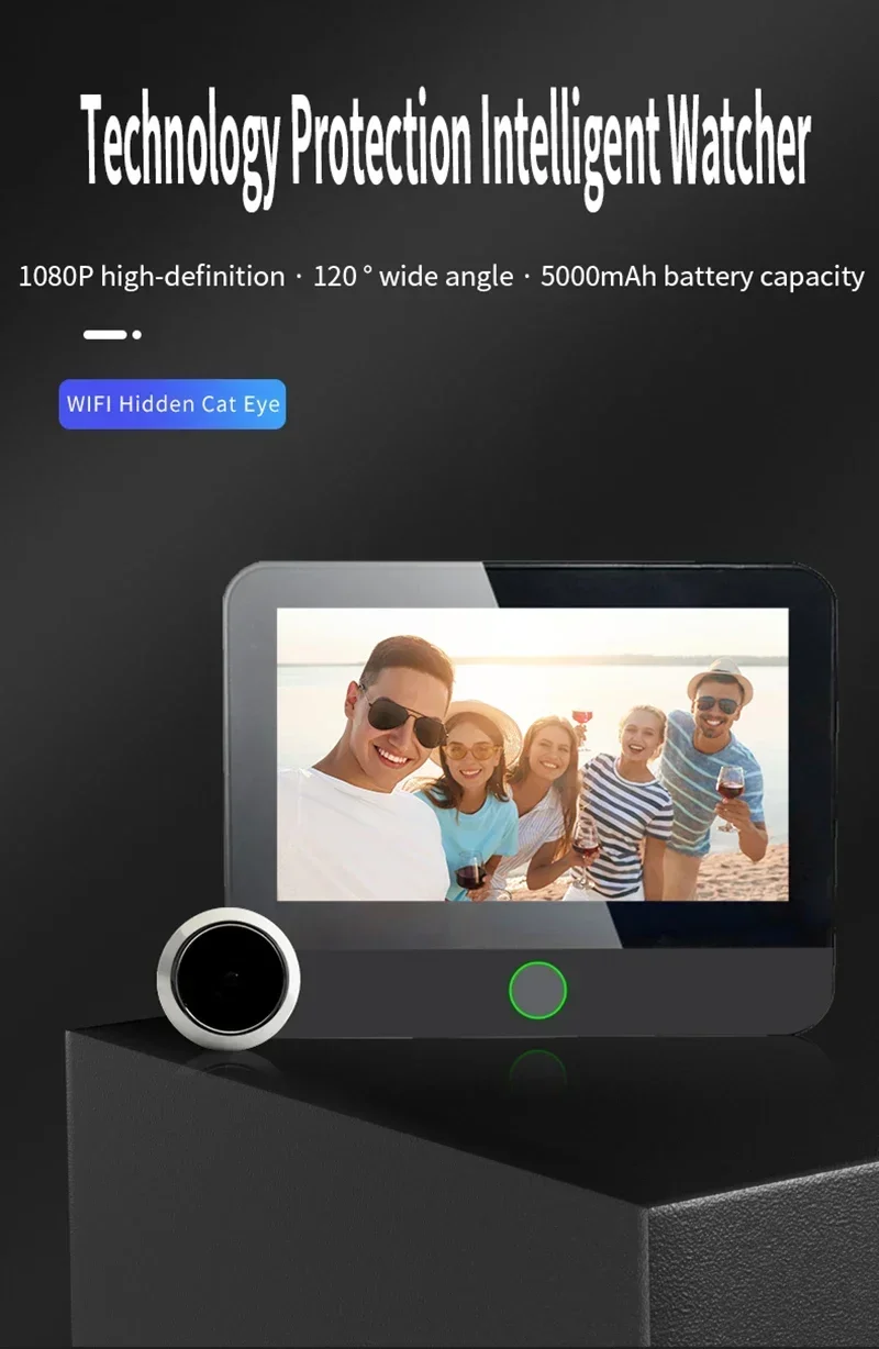 Yeni WiFi Akıllı Kapı Zili Göz - Peephole Camera Viewer incelemesi ve fiyatı