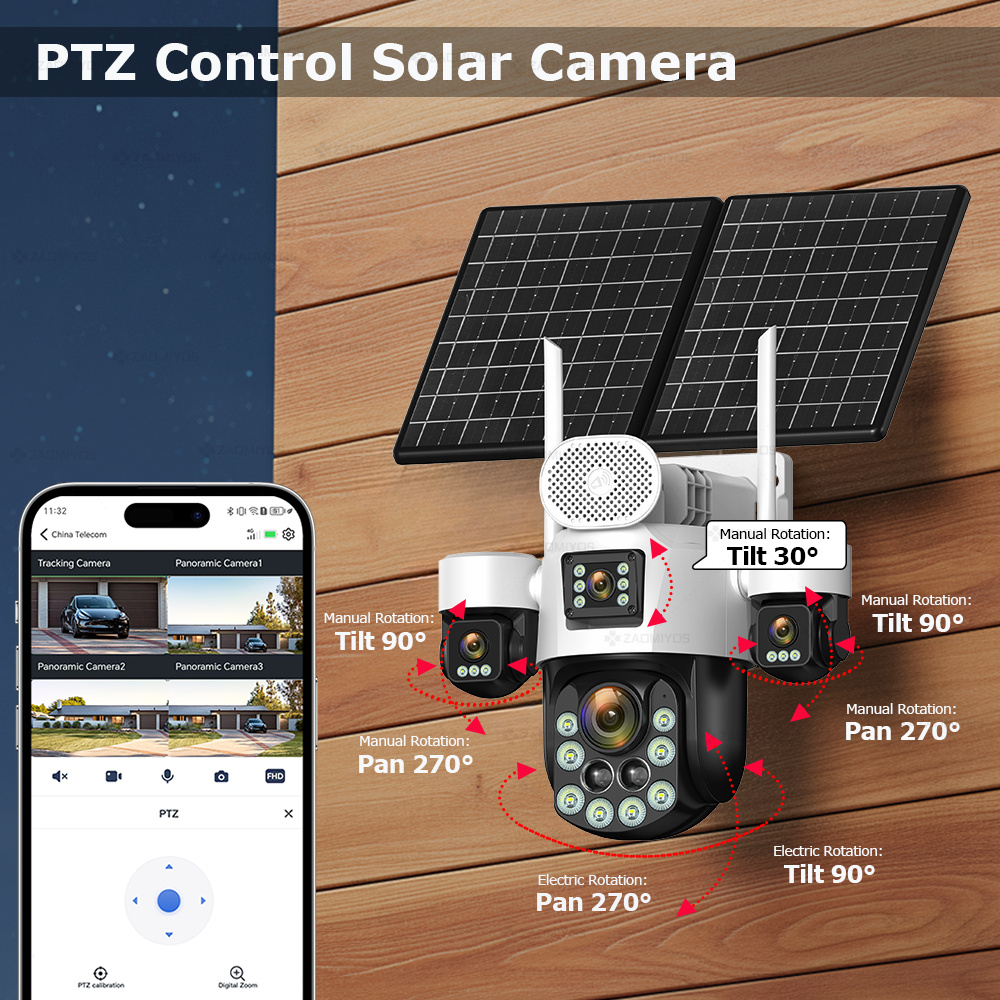 4 Lensli Dış Mekan 360 °   Gün - Home Security And Cctv incelemesi ve fiyatı