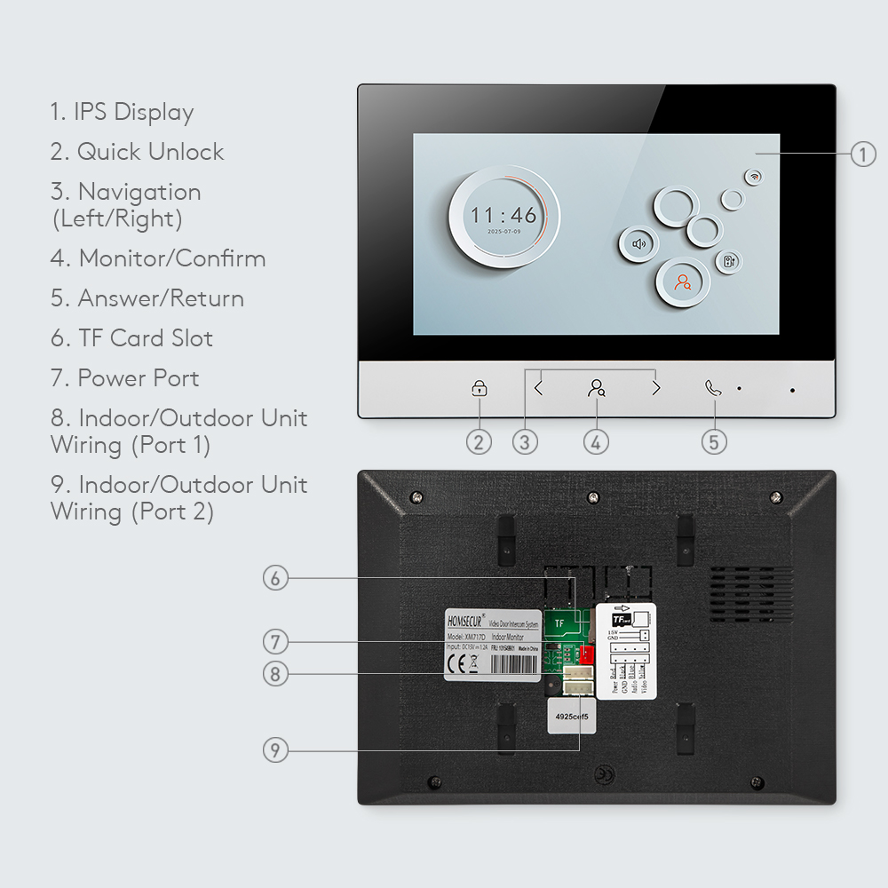 Tuya Akıllı WIFI İç Mekan Moni - Home Security Panel incelemesi ve fiyatı