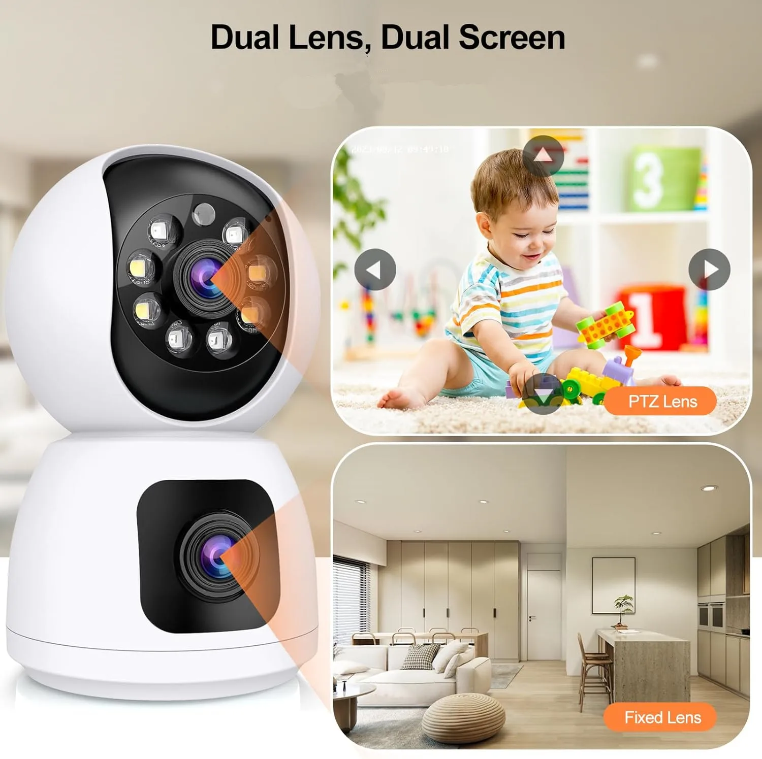 Tuya 4K 8MP HD WiFi Kamera İç  - Home Security Google Camera incelemesi ve fiyatı
