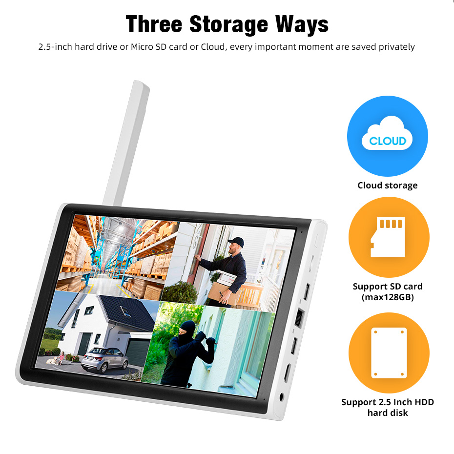 KERUI 2K 3K 4MP 8CH NVR WIFI O - Home Security Panel incelemesi ve fiyatı