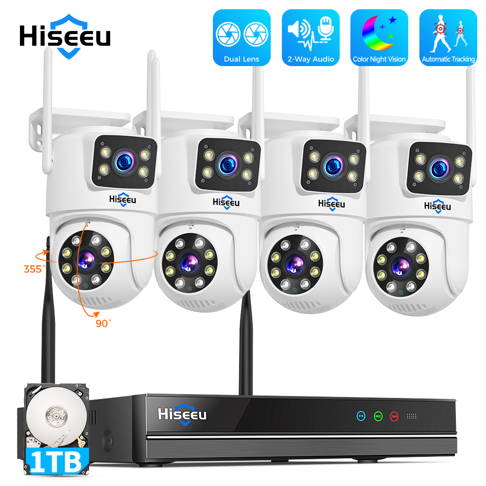 Hiseeu 6MP WiFi Çift Lensli Ka - Home Security Panel incelemesi ve fiyatı