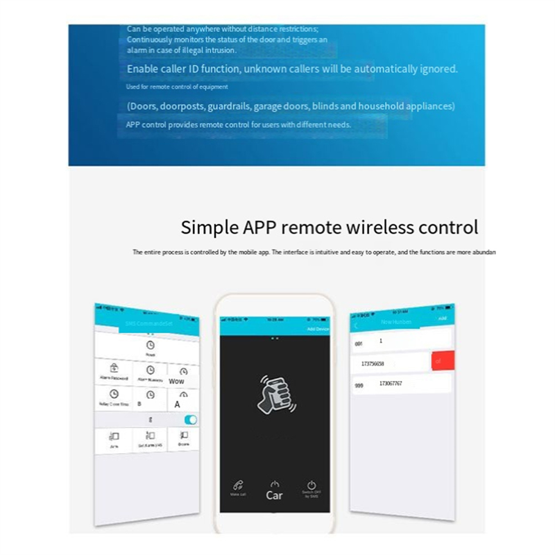 B04C-RTU5024 GSM Kapı Açıcı Rö - Home Security Wireless incelemesi ve fiyatı