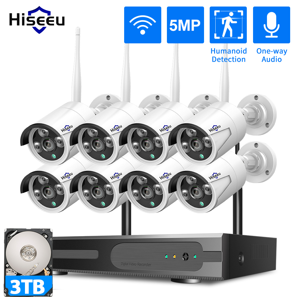 Hiseeu 3/5/8MP WiFi CCTV Kamer - Home Security Panel incelemesi ve fiyatı