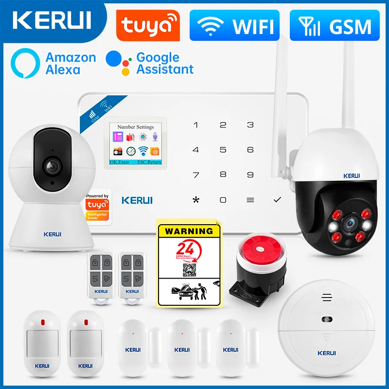 KERUI W181 Alarm Sistemi Güven - Home Security Google Camera incelemesi ve fiyatı