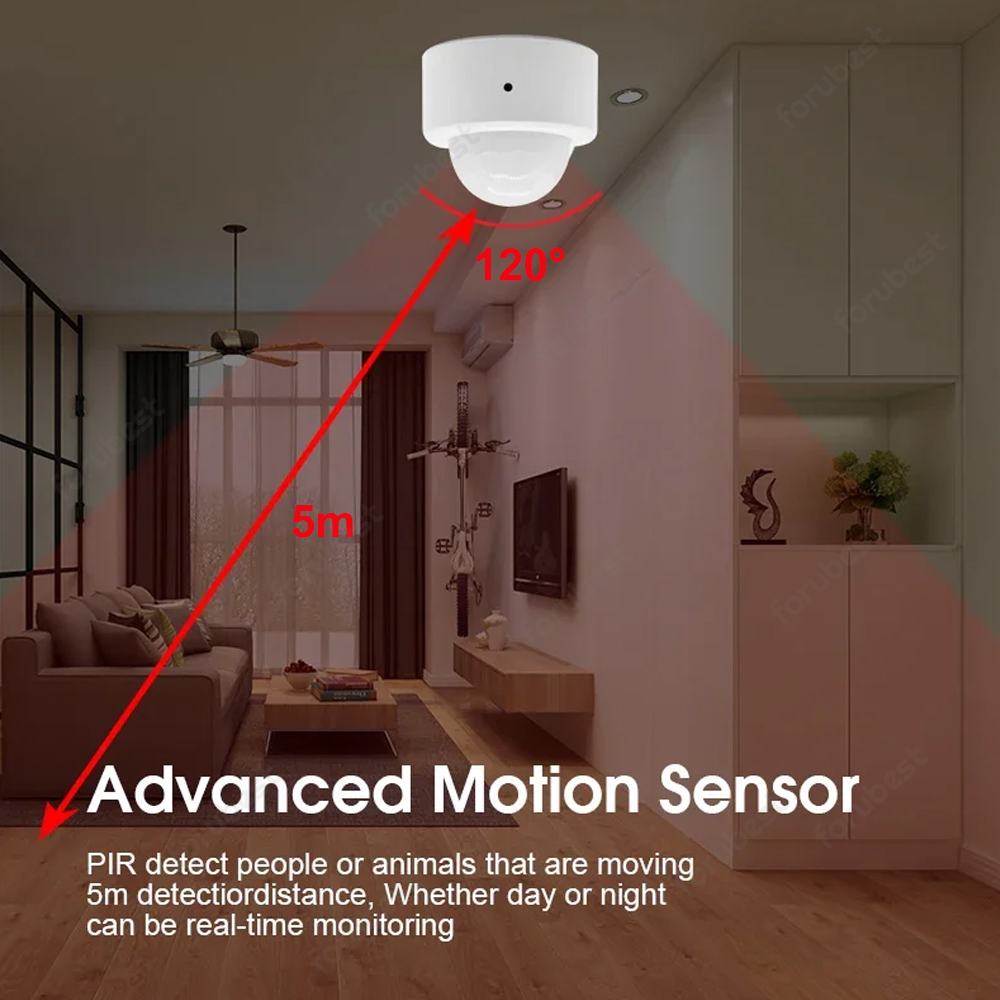 Zigbee 3.0 İnsan Hareket Sensö - Home Security Alarm incelemesi ve fiyatı
