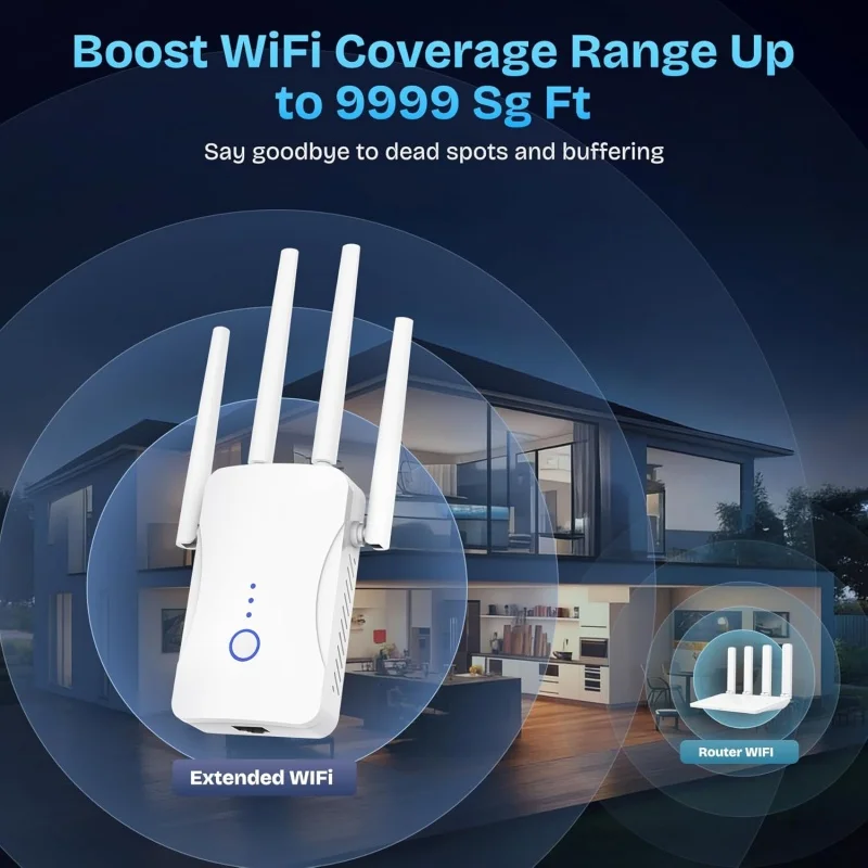 2.4G/5GHz Çift Bantlı WiFi Tek - Home Security Wireless incelemesi ve fiyatı