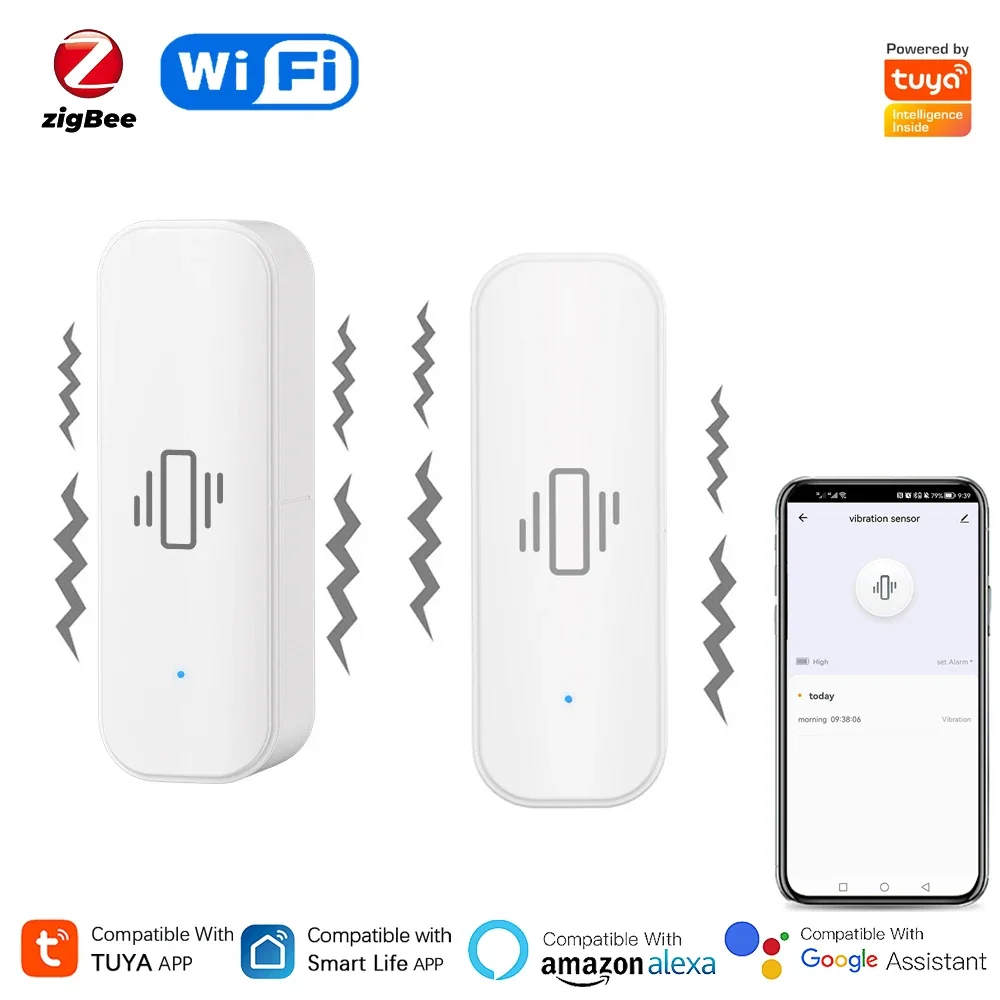 Tuya WiFi/Zigbee akıllı titreş - Home Security Alarm incelemesi ve fiyatı