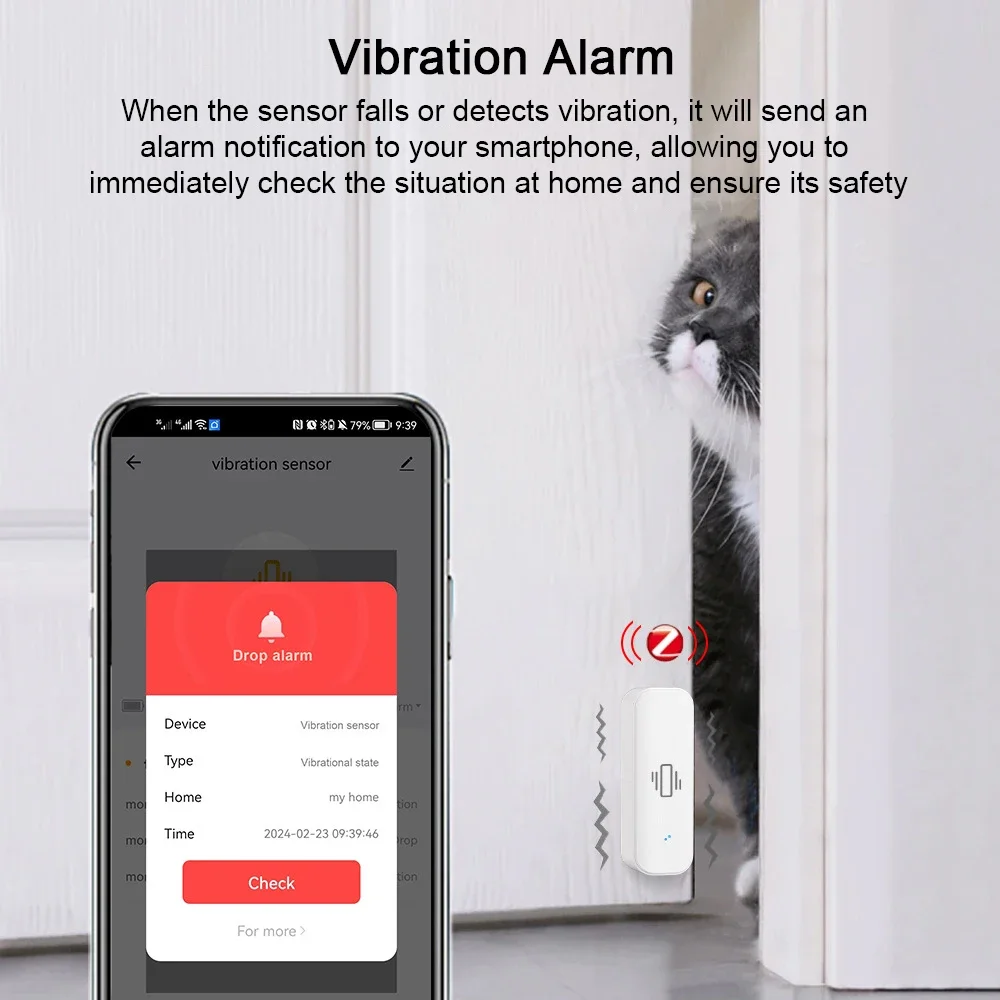 Tuya WiFi/Zigbee akıllı titreş - Home Security Alarm incelemesi ve fiyatı