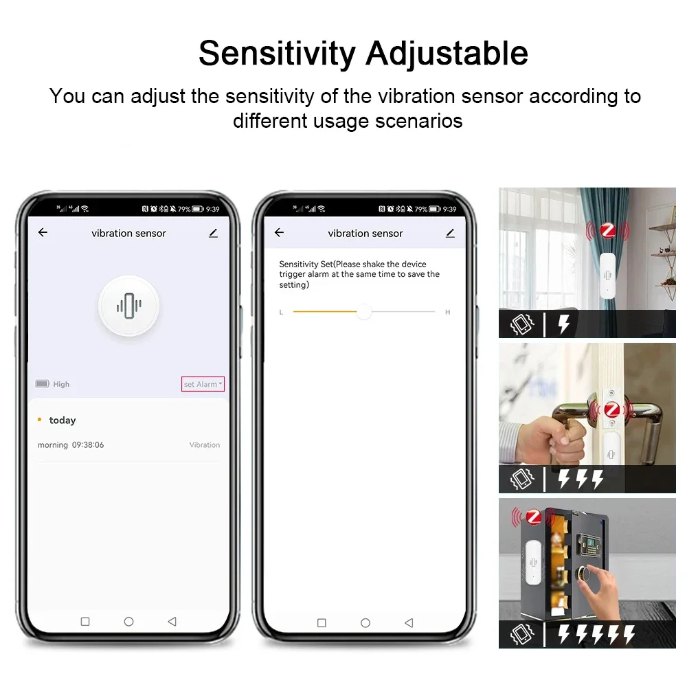 Tuya WiFi/Zigbee akıllı titreş - Home Security Alarm incelemesi ve fiyatı