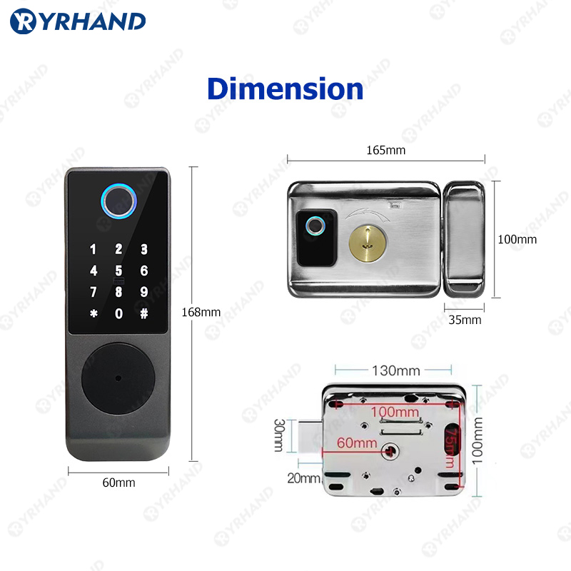 Tuya akıllı kilit su geçirmez  - Home Security Keypad incelemesi ve fiyatı