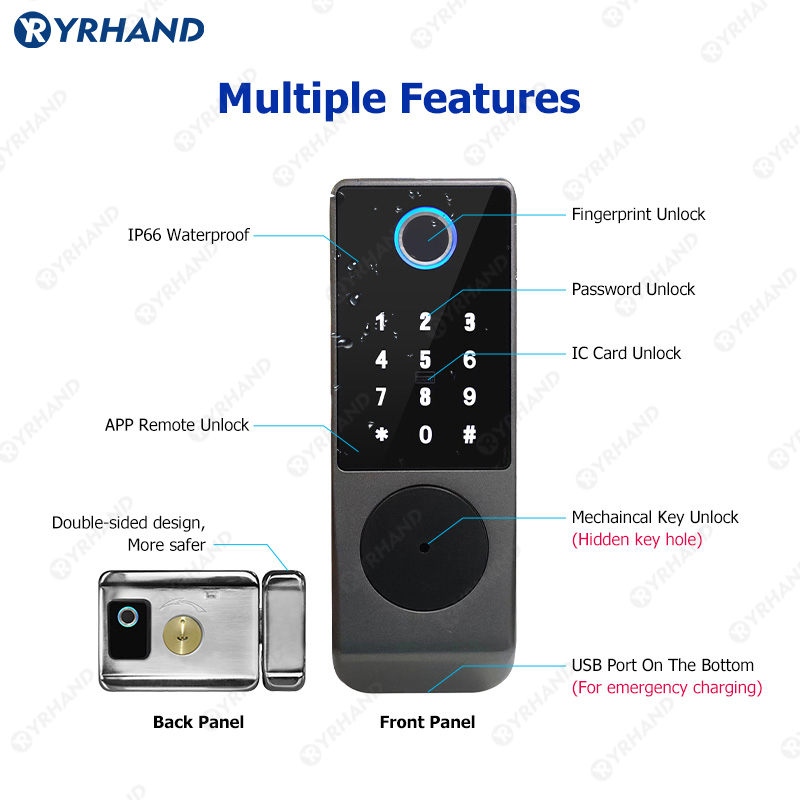 Tuya akıllı kilit su geçirmez  - Home Security Keypad incelemesi ve fiyatı