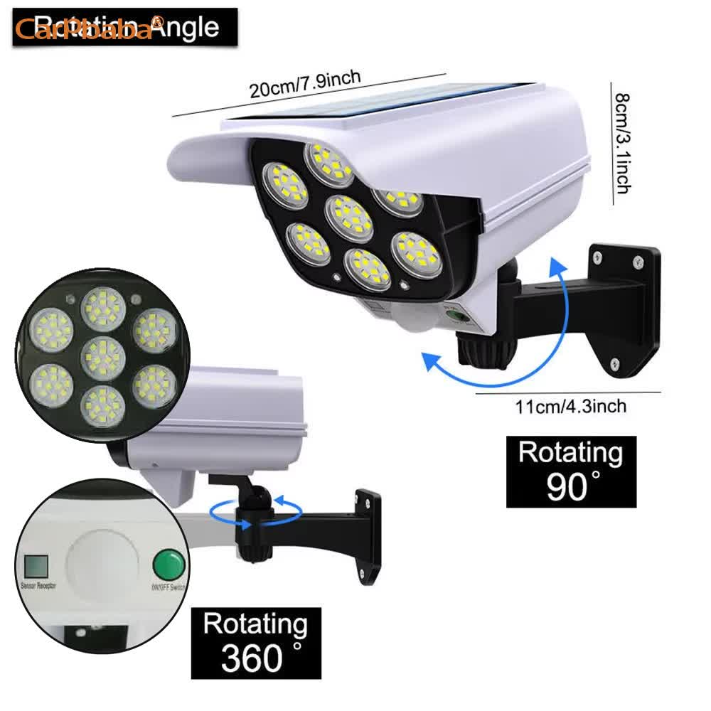 Açık Güneş Işığı Hareket Sensö - Home Security Wireless Camera incelemesi ve fiyatı